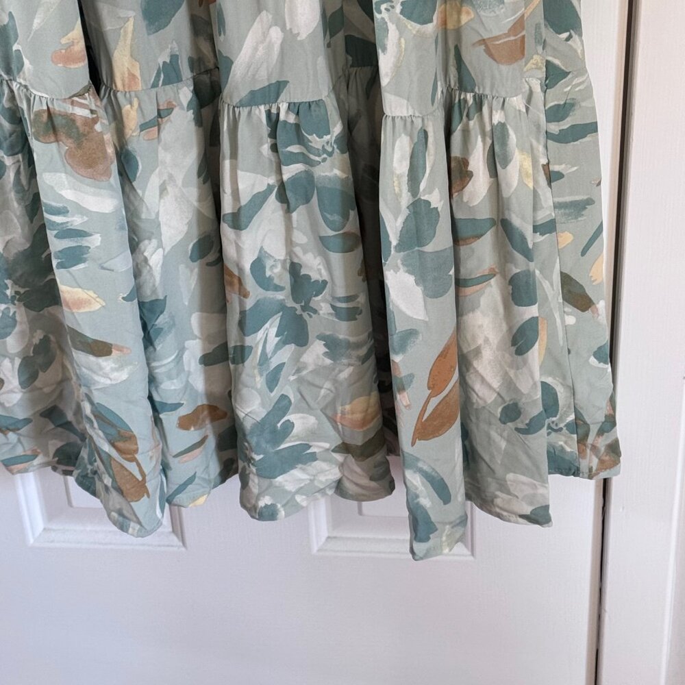 A New Day Womens Green Floral Maxi Dress Size M Medium New with Tags - Picture 7 of 11